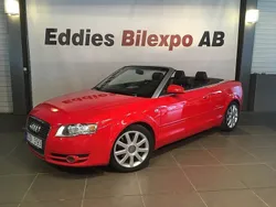 Röd Begagnad 2006 Audi A4 Cabriolet S-Line Cab | 99 900 kr (Marknadspris)