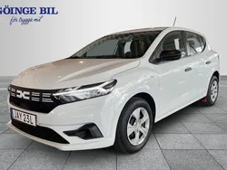 Vit Ny 2024 Dacia Sandero Essentiel Halvkombi | 169 000 kr (Marknadspris)