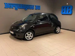 Svart Begagnad 2007 Nissan Micra Halvkombi | 24 900 kr (Dyr)
