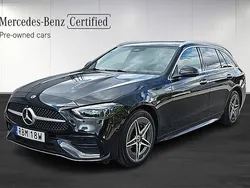 Svart Begagnad 2024 Mercedes C300e Premium Kombi | 549 000 kr (Bra pris)