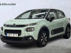 Grön Begagnad 2018 Citroën C3 Feel Halvkombi | 89 900 kr (Marknadspris)