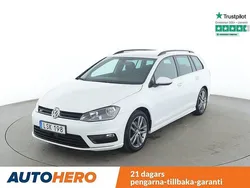 Vit Begagnad 2015 VW Golf VII R-line Kombi | 108 000 kr (Marknadspris)