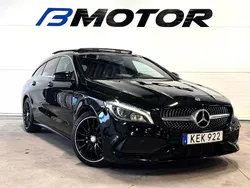 Svart Begagnad 2017 Mercedes CLA220 Shooting Brake AMG Kombi | 199 900 kr (Marknadspris)