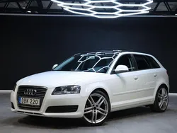Vit Begagnad 2010 Audi A3 Sportback Comfort Halvkombi | 89 900 kr (Dyr)