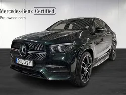 Grön Begagnad 2022 Mercedes GLE350e AMG line Sportkupé | 729 000 kr (Bra pris)