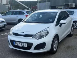 Vit Begagnad 2014 Kia Rio Halvkombi | 64 990 kr (Bra pris)