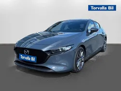 Grå Begagnad 2021 Mazda 3 Halvkombi | 239 900 kr (Marknadspris)