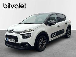 Vit Begagnad 2023 Citroën C3 PureTech Halvkombi | 129 900 kr (Marknadspris)