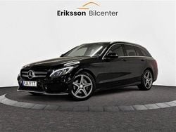 Svart Begagnad 2016 Mercedes C220 AMG line Kombi | 189 900 kr (Marknadspris)