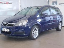 Blå Begagnad 2007 Opel Zafira Minibuss | 49 900 kr (Dyr)