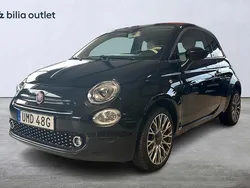 Svart Begagnad 2019 Fiat 500C Lounge Cab | 149 900 kr (Marknadspris)