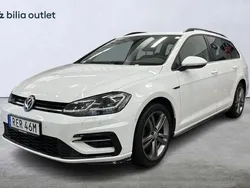 Vit Begagnad 2020 VW Golf VII R-line Kombi | 174 900 kr (Marknadspris)