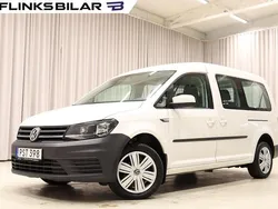 Vit Begagnad 2017 VW Caddy Maxi Life Life Minibuss | 219 900 kr (Lite dyr)