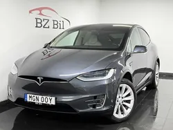 Grå Begagnad 2019 Tesla Model X Long Range SUV | 449 900 kr (Bra pris)