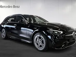 Svart Ny 2024 Mercedes C300e AMG Line Premium Kombi | 673 600 kr (Marknadspris)
