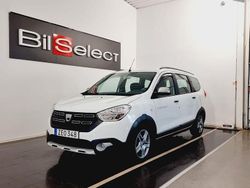 Vit Begagnad 2017 Dacia Lodgy Stepway Minibuss | 139 900 kr (Dyr)