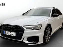 Glaciärvit metallic Begagnad 2024 Audi A6 S-Line Kombi | 569 000 kr (Lite dyr)
