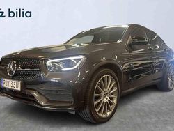 Grå Begagnad 2019 Mercedes GLC300 AMG Sportkupé | 439 000 kr