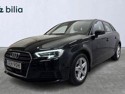 Svart Begagnad 2019 Audi A3 Sportback Proline Halvkombi | 179 900 kr (Marknadspris)