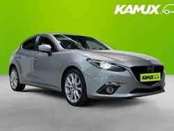 Silver/grå Begagnad 2015 Mazda 3 Inclusive Halvkombi | 134 800 kr (Marknadspris)