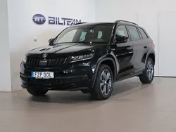 Svart (crystal black metallic) Begagnad 2019 Skoda Kodiaq SportLine SUV | 319 900 kr (Dyr)