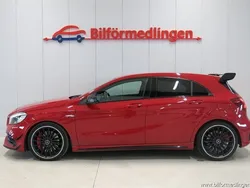 Jupiter red Begagnad 2015 Mercedes A45 AMG Exclusive Halvkombi | 329 900 kr