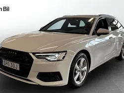 Vit (glaciärvit metallic) Begagnad 2024 Audi A6 Kombi | 519 900 kr (Marknadspris)
