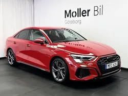Tangoröd metallic Begagnad 2022 Audi S3 Sedan | 439 900 kr (Marknadspris)