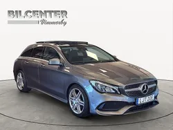 Mörkgrå Begagnad 2018 Mercedes CLA180 Shooting Brake AMG Kombi | 227 500 kr (Lite dyr)