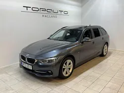 Mörkgrå (grå) Begagnad 2016 BMW 320 Sport Line Kombi | 147 900 kr (Bra pris)