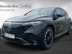 Svart Begagnad 2023 Mercedes EQS450+ AMG Line Premium SUV | 1 099 000 kr