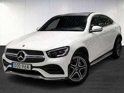 Vit Begagnad 2019 Mercedes GLC220 AMG line Sportkupé | 399 000 kr (Marknadspris)