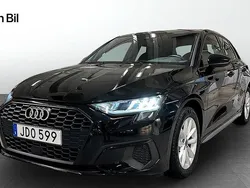 Svart (brilliantsvart) Begagnad 2022 Audi A3 Sportback Proline Halvkombi | 219 000 kr (Marknadspris)