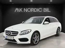 Vit Begagnad 2017 Mercedes C220 AMG line Kombi | 239 000 kr (Lite dyr)