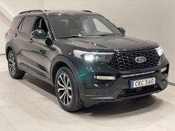 Svart Begagnad 2021 Ford Explorer ST-Line SUV | 509 000 kr