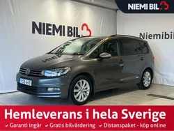 Mörkgrå Begagnad 2016 VW Touran S Minibuss | 249 900 kr (Marknadspris)