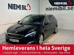 Svart Begagnad 2014 Peugeot 308 Allure Kombi | 119 900 kr (Marknadspris)