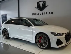 Glaciärvit metallic Begagnad 2024 Audi RS6 Performance Kombi | 1 749 900 kr