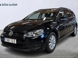 Svart Begagnad 2016 VW Golf VII Kombi | 74 900 kr (Superpris)