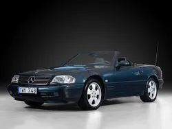 Mörkblå Begagnad 1999 Mercedes SL500 Cab | 295 000 kr