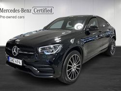 Svart Begagnad 2023 Mercedes GLC300e AMG Sportkupé | 589 900 kr (Lite dyr)