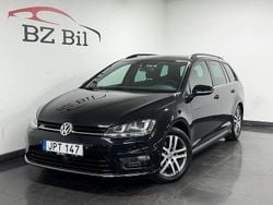 Svart Begagnad 2014 VW Golf VII R-line Kombi | 114 900 kr (Lite dyr)