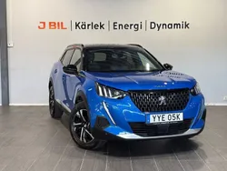 Blå Begagnad 2023 Peugeot 2008 GTi SUV | 229 900 kr (Marknadspris)