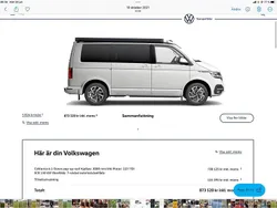 Vit Begagnad 2021 VW California California Van | 690 000 kr (Superpris)