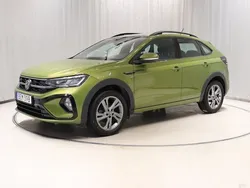 Grön (visual green metallic) Begagnad 2024 VW Taigo R-line SUV | 239 900 kr (Marknadspris)