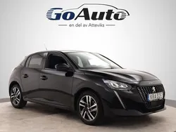 Svart Begagnad 2023 Peugeot 208 Halvkombi | 179 500 kr (Lite dyr)