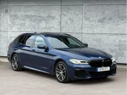 Blå Begagnad 2021 BMW 520 M Sport Kombi | 420 000 kr (Dyr)