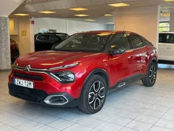 Röd Begagnad 2021 Citroën e-C4 Shine Halvkombi | 174 500 kr (Marknadspris)
