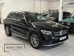 Svart Begagnad 2018 Mercedes GLC220 AMG SUV | 254 900 kr (Marknadspris)
