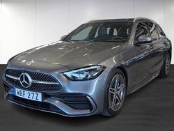 Svart Begagnad 2024 Mercedes C200 AMG line Kombi | 439 900 kr (Lite dyr)